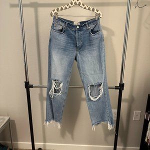 Free People We The Free Maggie Mid-Rise Straight-Leg Jeans